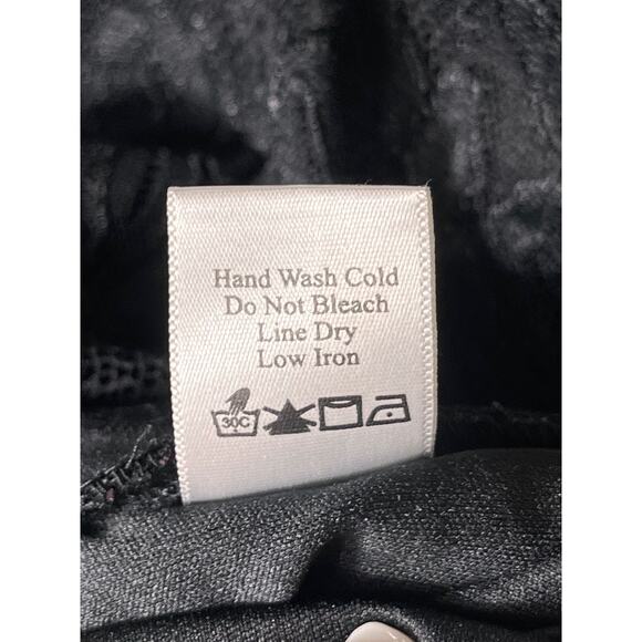 Black‎ Lace Cami Tank Top Women’s Size XL Lined Adjustable Spaghetti Straps - Picture 5 of 9